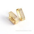 Silver 925 Gold Plated 18k U Shape Earrings